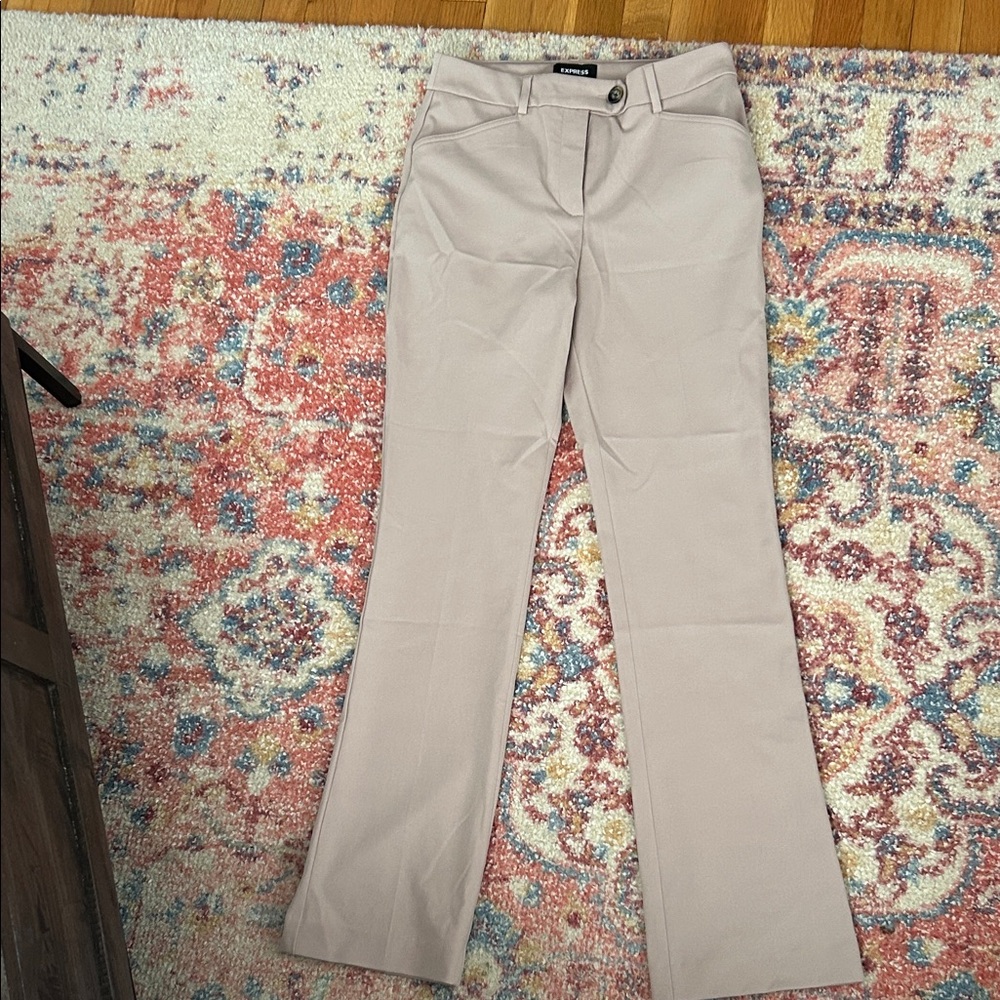 Chic Pale Pink Boot Cut Women's Pants